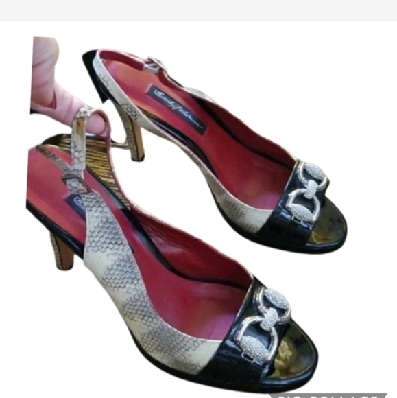 Beverly Feldman sling back pumps 10 - Picture 1 of 8